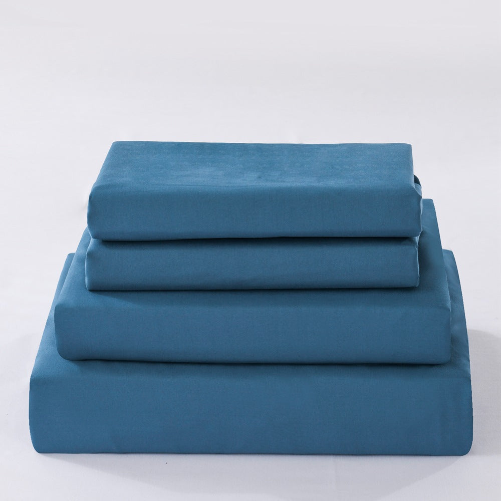 Solid Color Minimalist 3-Piece Bedding Set - Calm Cloud Bedding